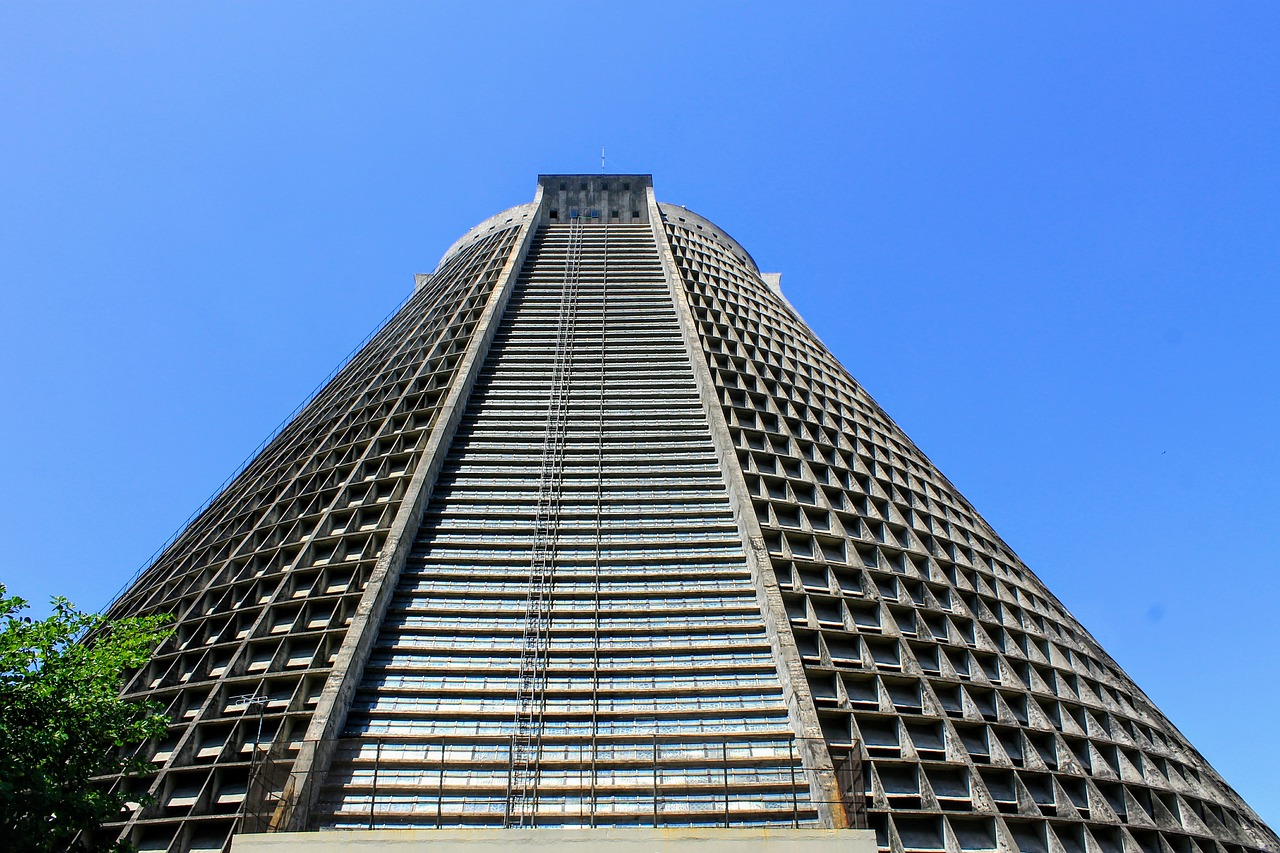 outside view metropolitan cathedral of rio de janeiro