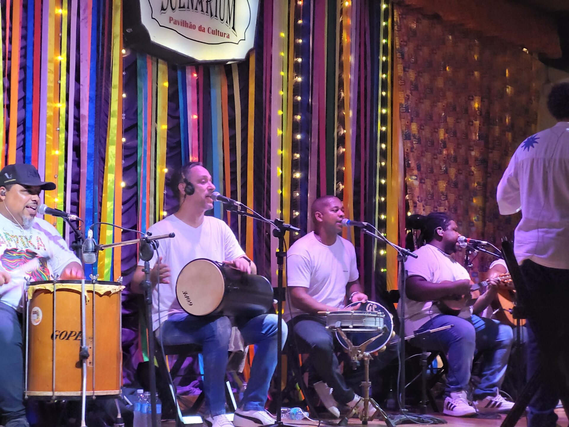 Authentic Rio de Janeiro nightlife experience with local Cariocas dancing samba in Lapa