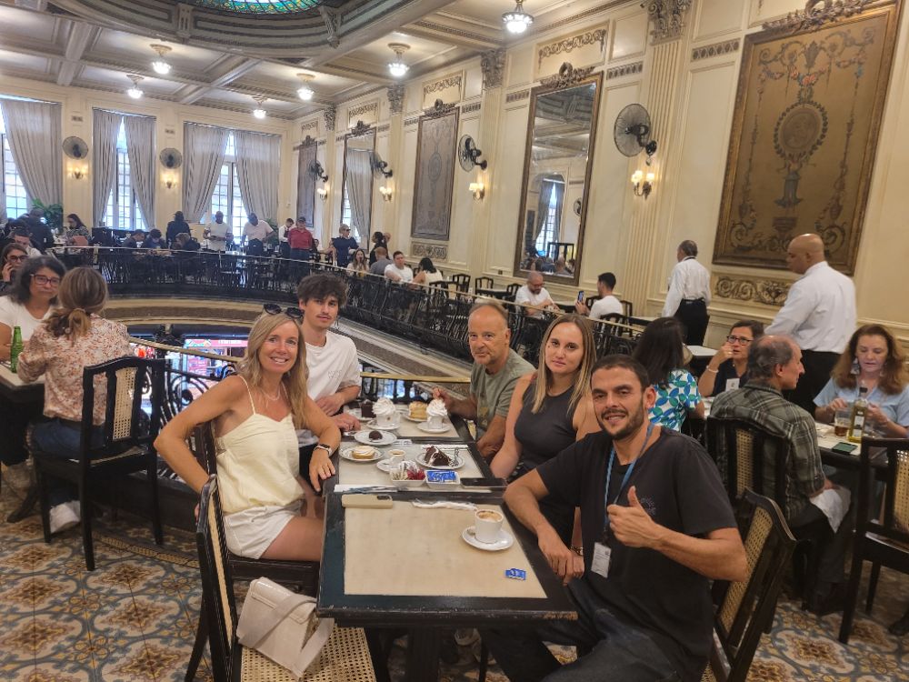 Small group of tourists discovering authentic Rio de Janeiro culture during private guided tour with Rio Cultural Secrets