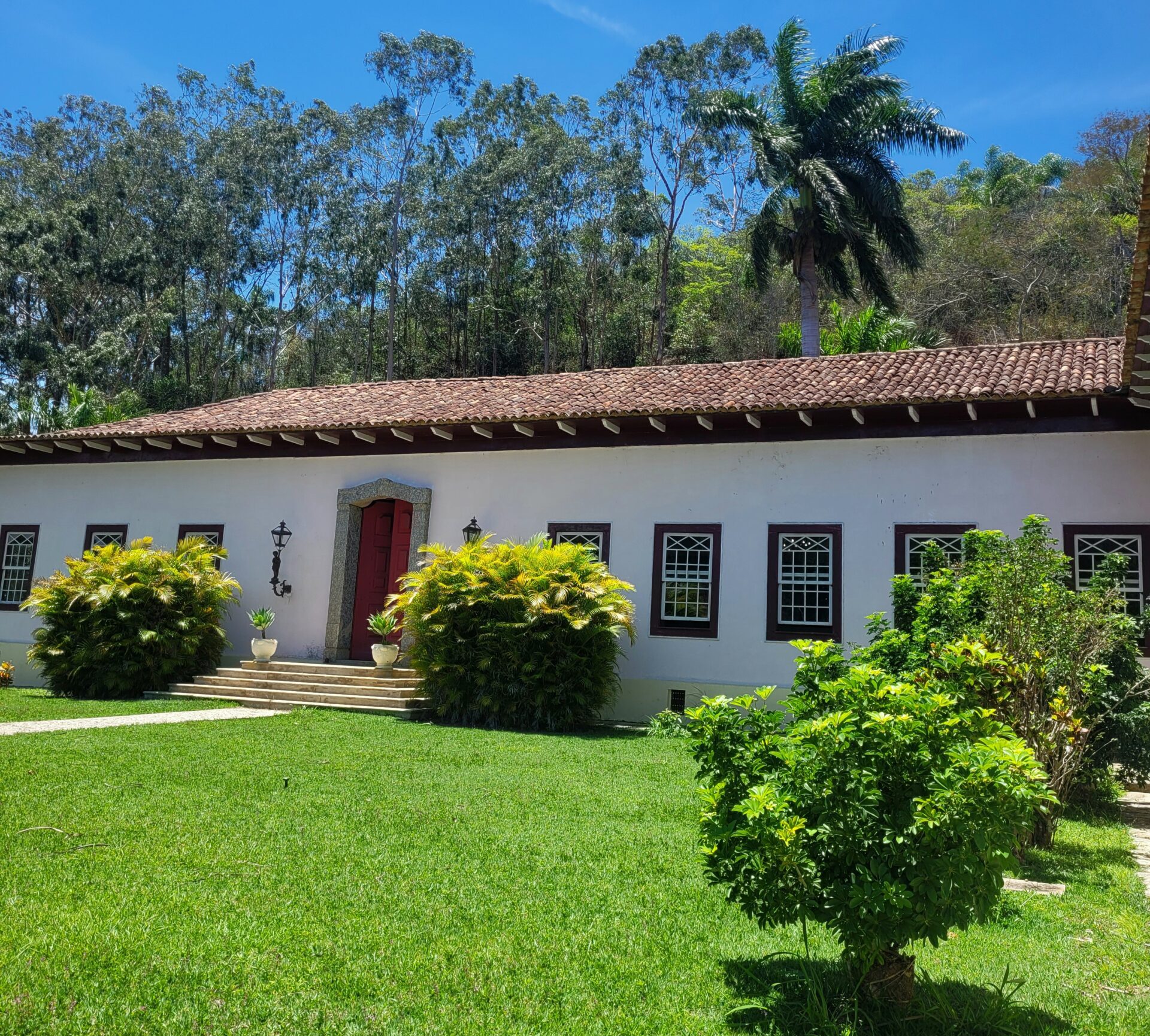 Neoclassical architecture in Vassouras historic city center, Coffee Valley, during private guided walking tour from Rio de Janeiro