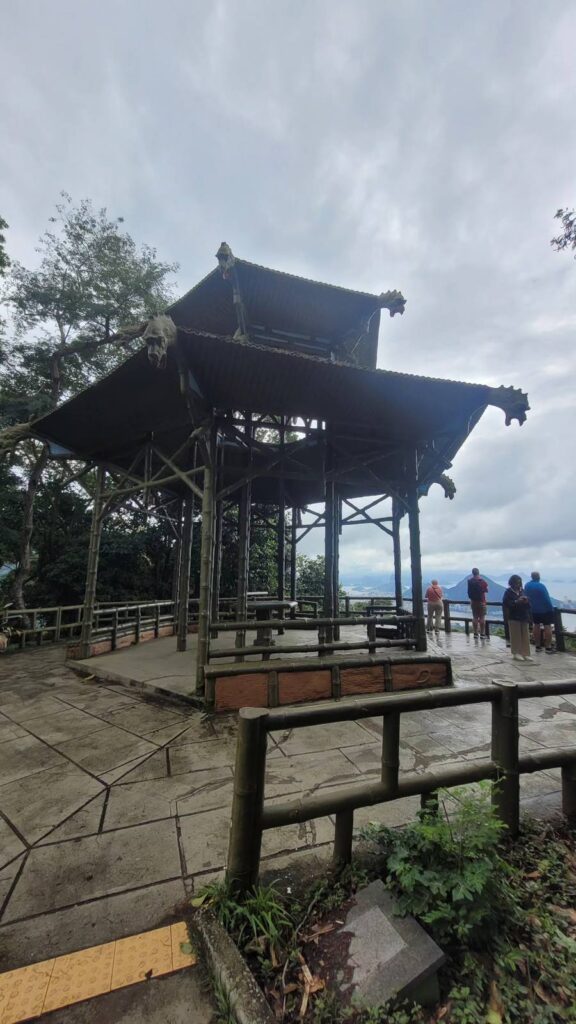 Vista Chinesa pagoda viewpoint in Tijuca National Park, part of the Carioca Landscapes UNESCO site